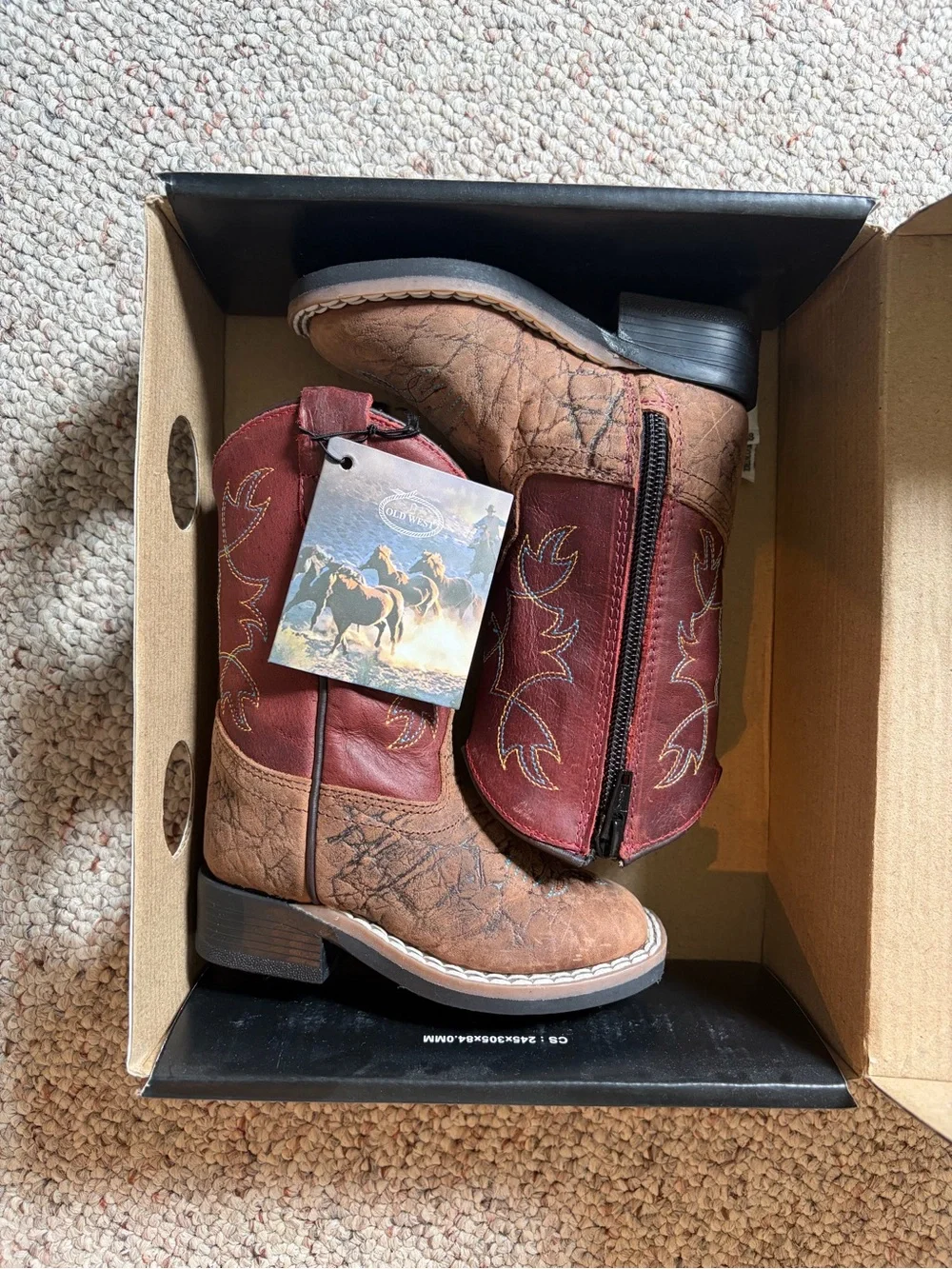 NWT Old West Toddler Boots 5 - Picture 2 of 4